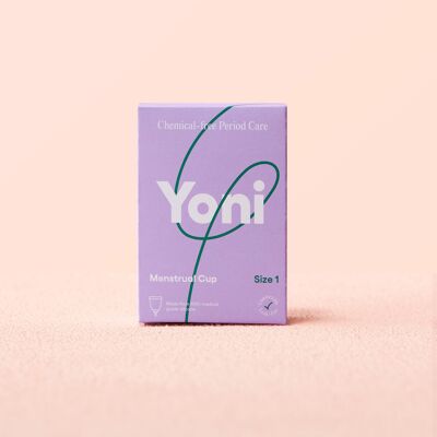Copa Menstrual Yoni • Talla 1 Fabricada 100% en silicona de grado médico