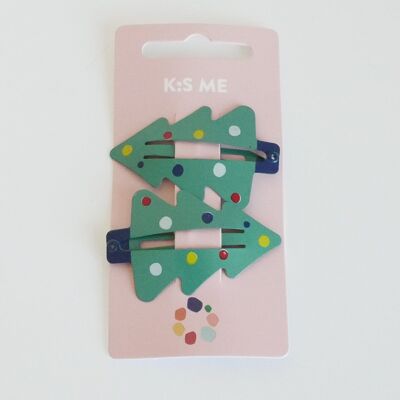 Hair clip Clic Clac, Christmas tree