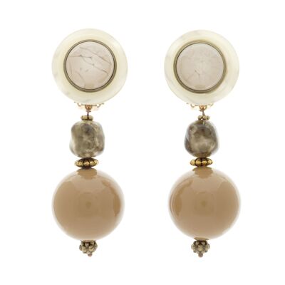 Bianca clip-on earrings