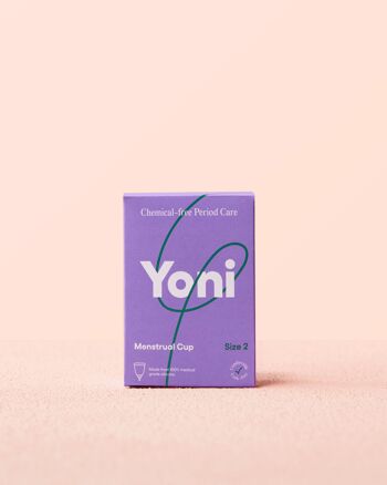 Coupe menstruelle Yoni • Taille 2 Fabriquée à 100 % en silicone de qualité médicale 1