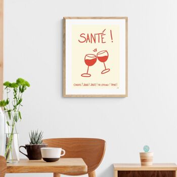 Affiche "Santé!" 3