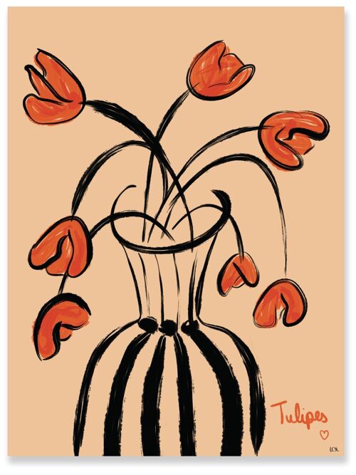 Affiche "Tulipes"