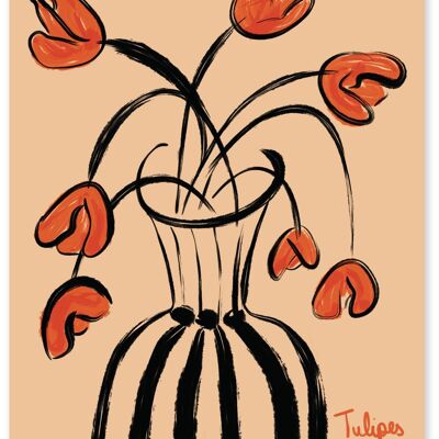 Affiche "Tulipes"