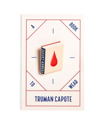 Pin de l'émail Truman Capote 3