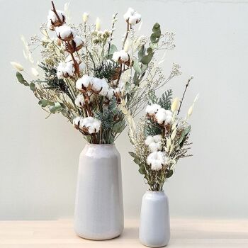 Le bouquet Noël blanc taille L