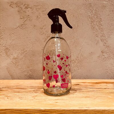 Hearts Superior Plant Spray Bottle, Screen Printed