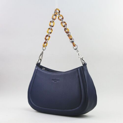 583018C Bleu- Sac cuir