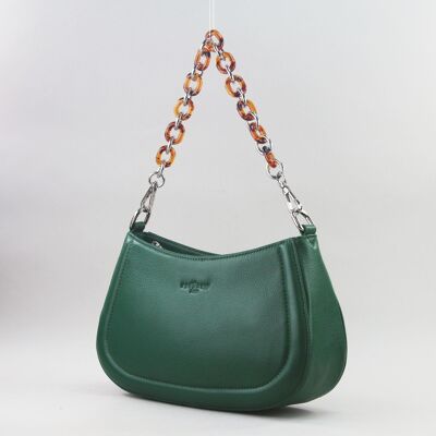 583018C Verde Scuro - Borsa in pelle