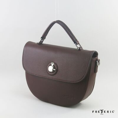 583001 Chocolate - Leather bag
