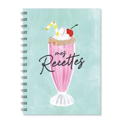 Carnet de recettes Milkshake