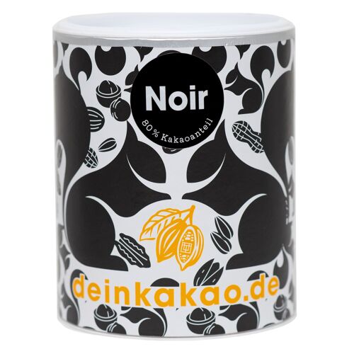 Noir Dein Kakao | Bio-Schokoladenpulver | bio | vegan | heiße Schokolade | fair | Lakritze | Ingwer | Yuzu | Feinkost | Delikatesse
