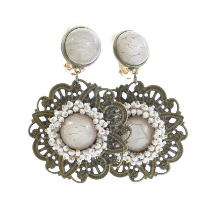 Melanie clip earrings