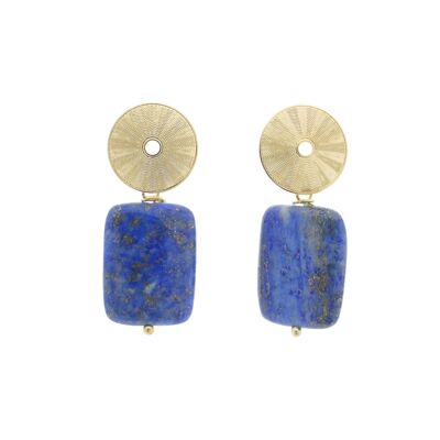 Iris stud earrings