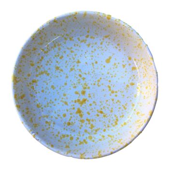 Bowl Schizzi moucheté et tacheté - 3 couleurs (jaune, vert, bleu) 6