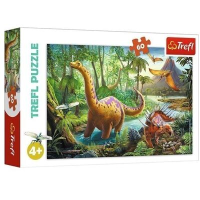 Puzzle con dinosauri da 60 pezzi