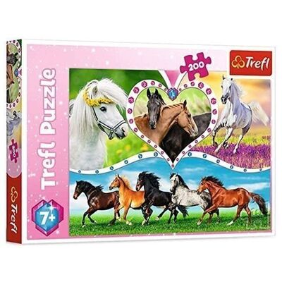 Puzzle di cavalli da 200 pezzi