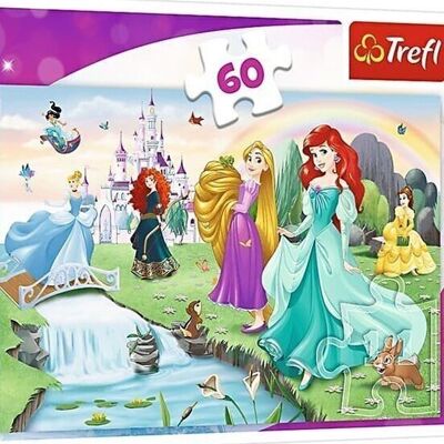 Puzzle de 60 piezas Princesas