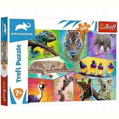 Exotisches Weltpuzzle 200 Teile