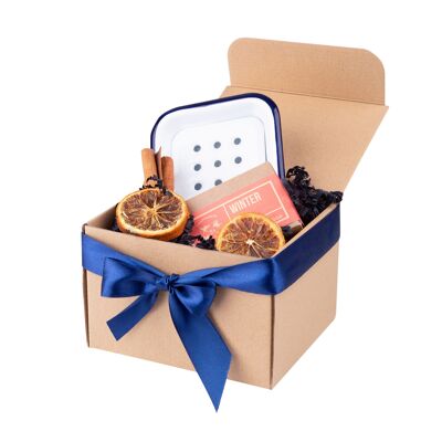 Enamel Elegance Christmas Gift Box