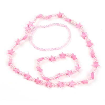 Set of 2 necklaces and 2 bracelets