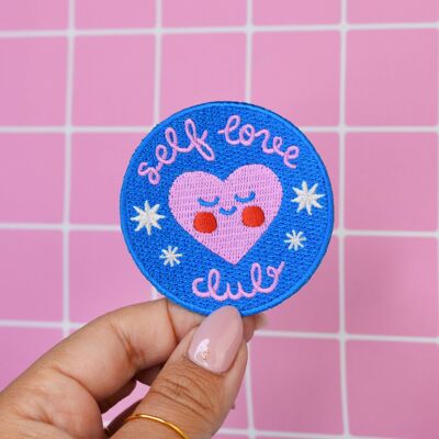 Parche termoadhesivo minimalista Self Love Club