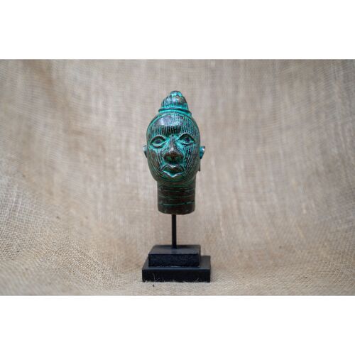 Benin Bronze Head - 37.5