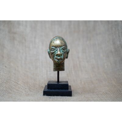 Testa di bronzo del Benin - 37.8