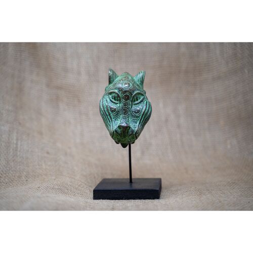 Benin Leopard sculpture - Bronze 26.3
