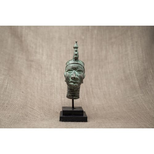 Benin Bronze Head - 37.7