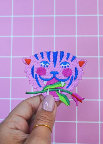 Patch Thermocollant Tiger Pink Limistic 2