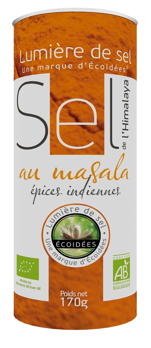 Sel fin au masala (épices indiennes) BIO