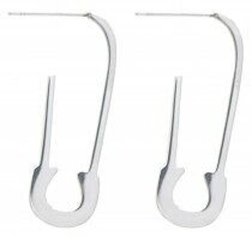 J-C3.2 E031-023S S. Steel Earrings 3cm