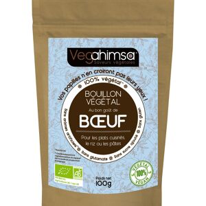 Bouillon végétal saveur BOEUF BIO