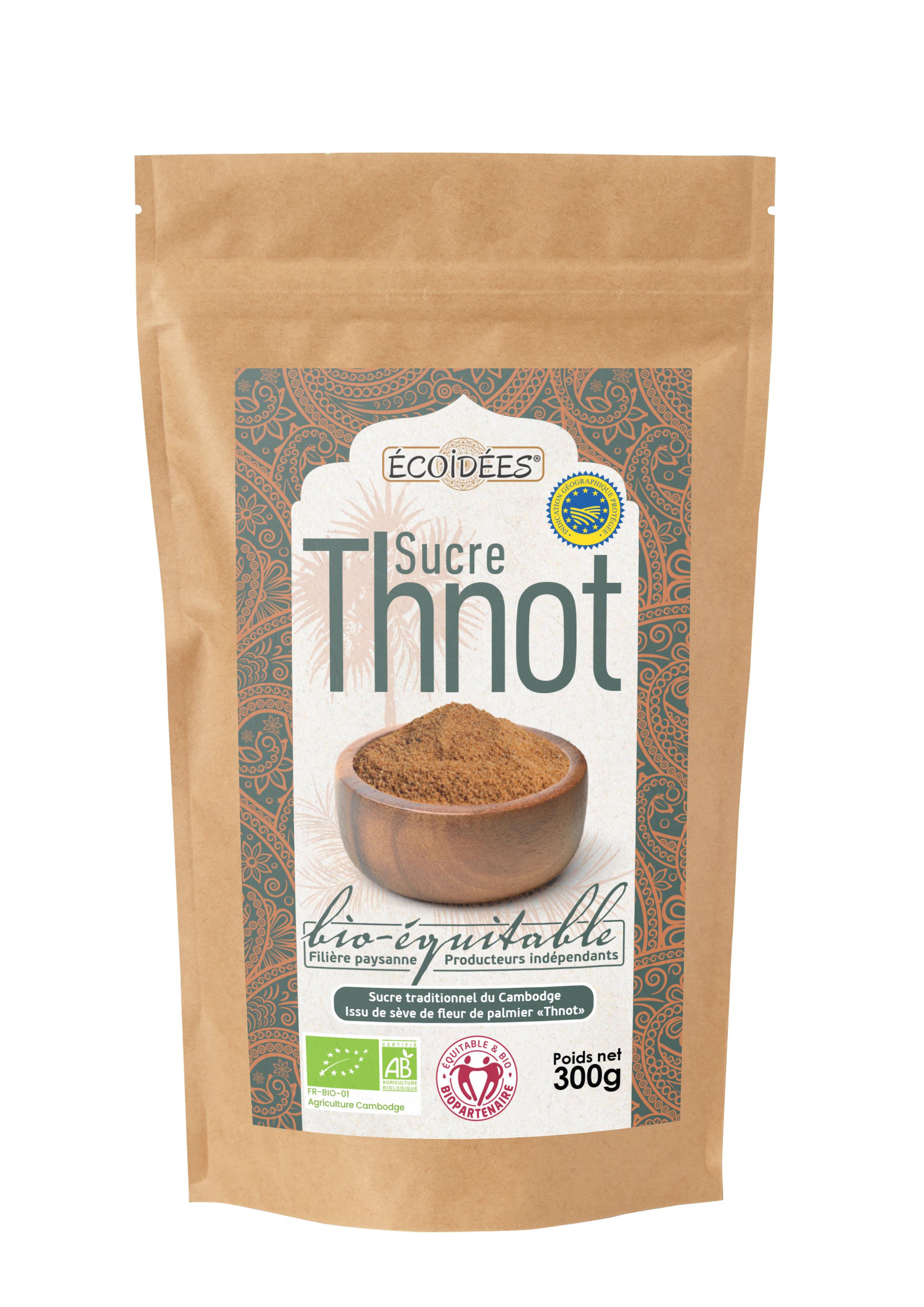 Sucre de sève de fleur de palmier thnot BIO & EQUITABLE
