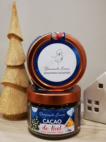 cacao pour chocolat chaud - cacao de Noël
