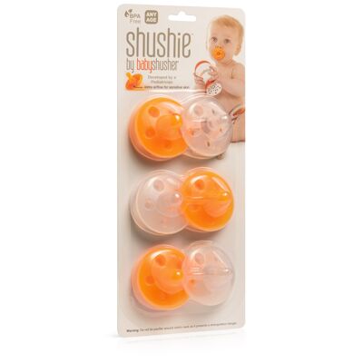 Shushie™ Beruhigendes Silikonschnuller-Set (6er-Pack)