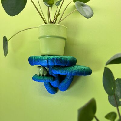 Shiitake Pilz Wandregal - magisches schwebendes Wandregal in Dual-Color und Matten Farben für deine einzigartige Wanddeko