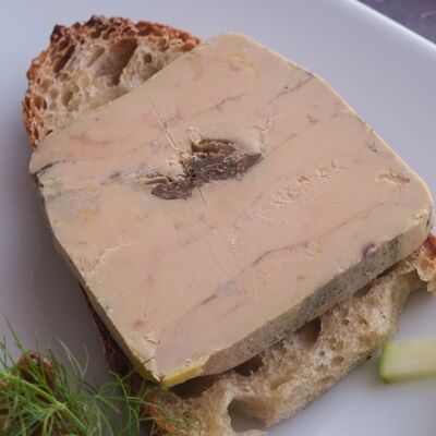 Foie gras d'anatra intero con fichi 120g