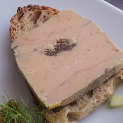 Foie gras d'anatra intero con fichi 190g