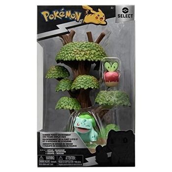 Bandai - Pokémon - Pack Environnement Pokémon - Forêt d'été avec Bulbizarre 5cm - Réf : JW2768 3