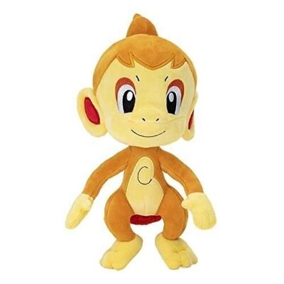 Bandai - Pokémon - Marmoset Peluche (Chimchar) - Peluche molto morbido 20 cm - Rif: JW2692