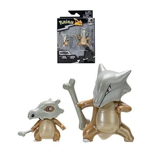 Bandai - Pokémon - Pack évolution Osselait & Ossatueur - Figurine Osselait 5cm + Figurine Ossatueur 10cm - Réf : JW2774