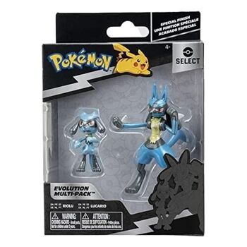 Bandai - Pokémon - Pack évolution Riolu & Lucario - Figurine Riolu 5cm + Figurine Lucario 10cm - Réf : JW2776 3