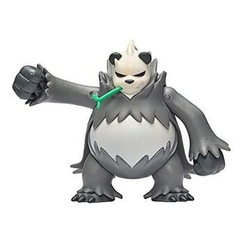 Bandai - Pokémon - Figurine Battle Feature - Pandarbare (Pangoro) - Figurine articulée 12 cm de Pandarbare avec Fonction Coup de Poing, Poing de Fer - Réf : WT0010 2