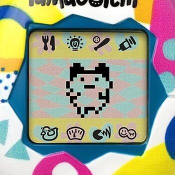 Bandai -  Tamagotchi - Tamagotchi Original - Modèle Style Memphis -L'Animal de compagnie virtuel avec écran Couleur, 3 Boutons et jeux - Réf : 42957 3