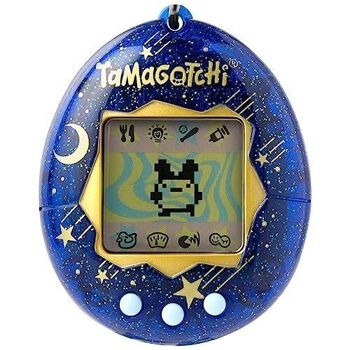 Bandai - Tamagotchi - Tamagotchi Original - Modèle Starry Night - Animal  de compagnie virtuel avec écran Couleur, 3 Boutons et Jeux - Réf : 42970 2