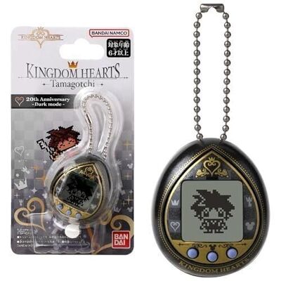 Bandai - Tamagotchi Nano - Kingdom Hearts 20th Anniversary – Coloris Noir et Or (Dark Mode) - Réf : NT81146