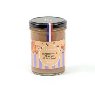 Milk Chocolate, Almond and Gingerbread Spread (220g Jar)