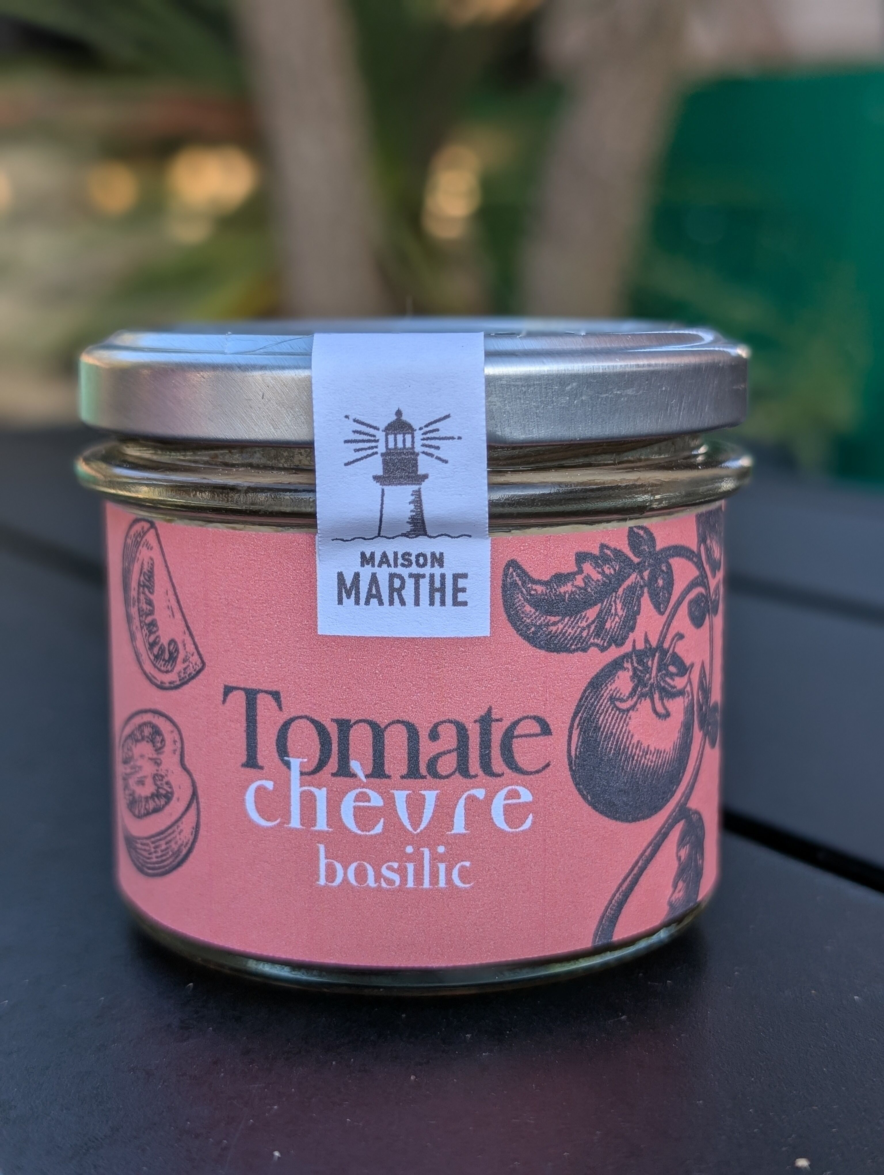 Pomodoro, formaggio di capra e basilico - 90gr