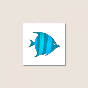 TEMPORARY TATTOO - Ocean fish 1